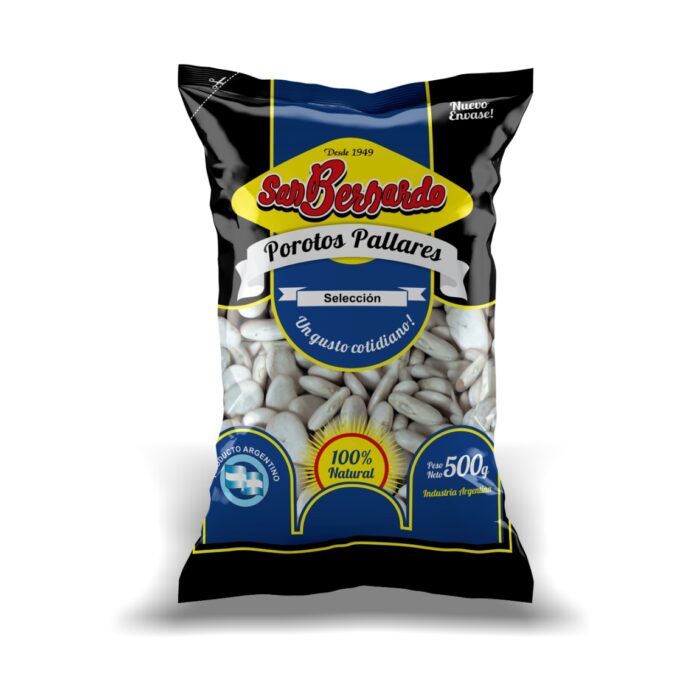 Porotos pallares San Bernardo x 500 grs.