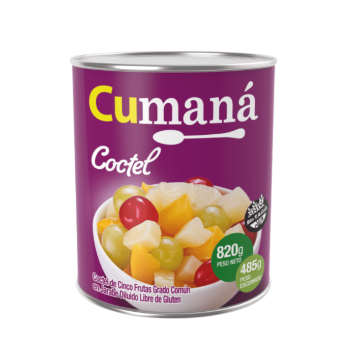 COCTEL DE FRUTAS CUMANA X 800 GRS